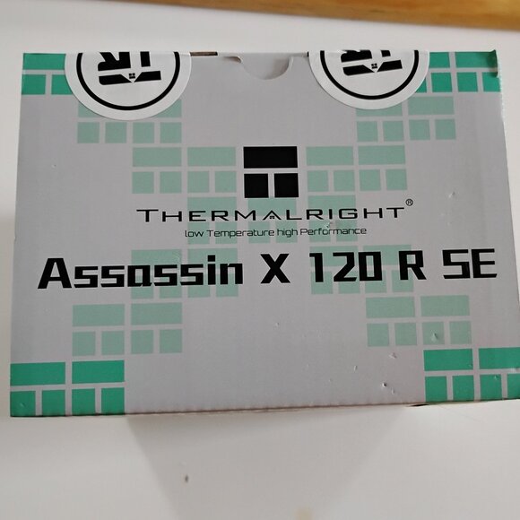 THERMALRIGHT ASSASSIN X 120 R SE BLACK TL-C12C CPU COOLING FAN KIT X0033DMFY NEW - Picture 4 of 5